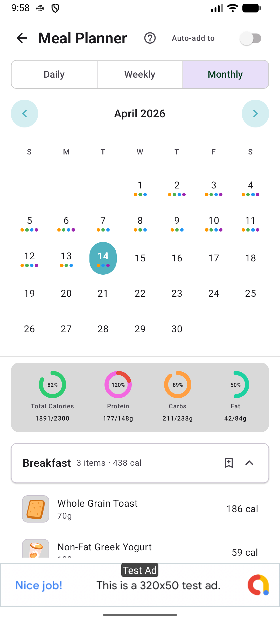 Mobile app screenshot 7