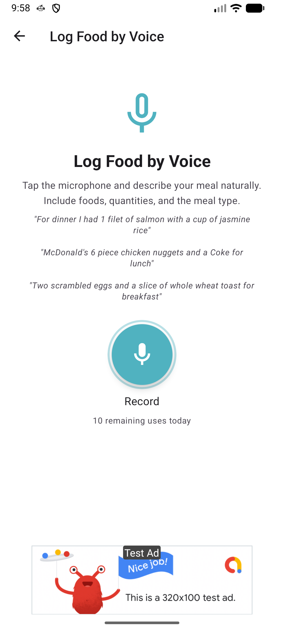 Mobile app screenshot 9
