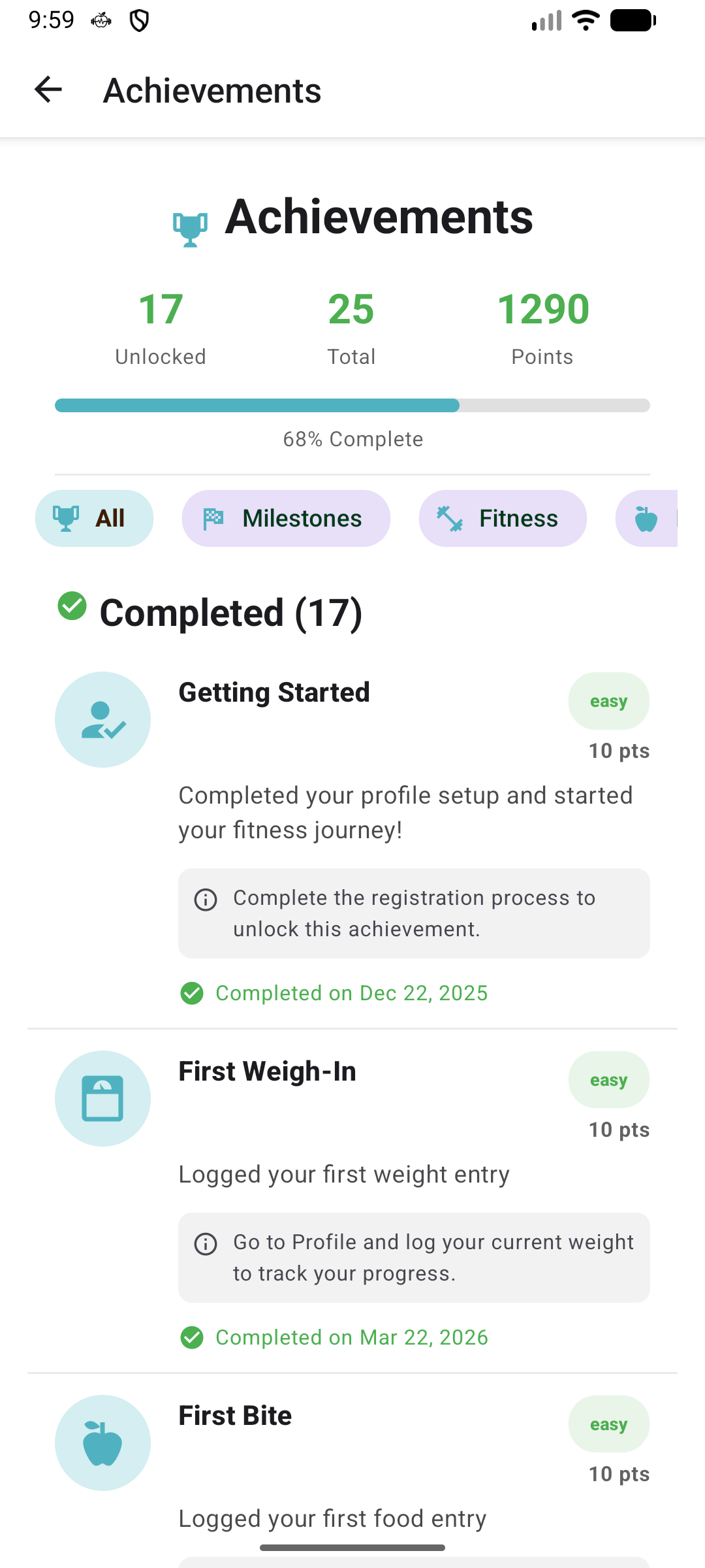 Mobile app screenshot 10